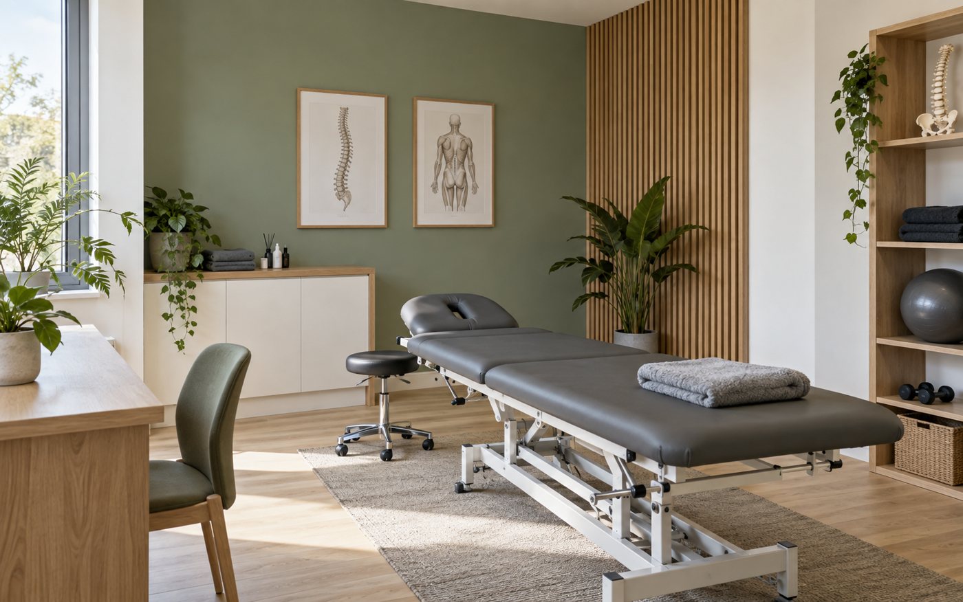 Imagen ilustrativa de una sala de fisioterapia